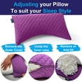 thumbnail image 3 of Pillow Sidney Sleep para personas que duermen de lado y boca arriba, tamaño queen, 3 of 9