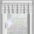 thumbnail image 2 of Ambesonne Black White Valance Pack of 2, Sketch Shape, 42"X12", Black and White, 2 of 5