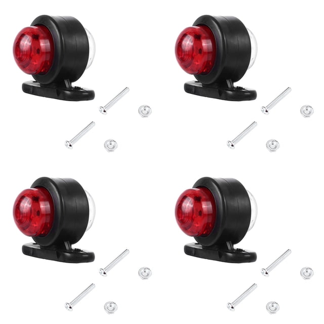 Luz de marcador lateral sweethay 4 piezas desmontable 10-30V para camión con tornillo montaje