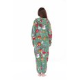 thumbnail image 4 of Xmascoming Onesie Adult Hooded Fleece Pajamas Merry Xmas Size US M, 4 of 4