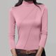 thumbnail image 1 of HongQid Women's Long Sleeve Mock Turtleneck Shirts 2025 Fleece Lined Base Layer Slim Fit Thermal Underwear Tops, 1 of 6