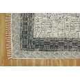 thumbnail image 5 of Casavani Indian Beige Cotton Carpet Hand Tufted Dhurrie Outdoor Kilim 4x7 feet, 5 of 5