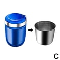 thumbnail image 4 of Portable LED Ashtray Cup,Car Cigarette Holder with Smoke Lid,Detachable Easy-Clean Interior Bin, 4 of 5