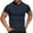 Navy, variant on ZCFZJW Muscle T-Shirts for Men Slim Fit Short Sleeve Ribbed Knit Golf Shirts Lightweight Quick Dry Beach Shirts Casual Stylish Clothes Army Green XXL