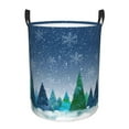 thumbnail image 6 of Picia Christmas Trees Large Laundry Basket, Waterproof, Freestanding Laundry Hamper, Collapsible Tall Clothes Hamper with Extended Handles-Medium, 6 of 8