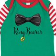thumbnail image 4 of Inktastic Ring Bearer Black Bow Tie and Gold Wedding Ring Boys Long Sleeve Baby Bodysuit, 4 of 5