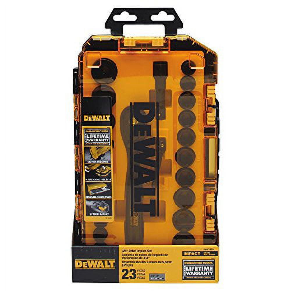 特別価格DEWALT Impact Socket Set, 23-Piece, 1/2