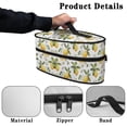 thumbnail image 5 of HELLHERO Steam Iron Storage Bag Zipper Portable Travel Iron Organizer Lemons Pattern, Bag Only, 5 of 6
