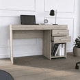2 Drawer Computer Desk Astoutdoor Two Drawer Computer Desk with Lower Shelf, Light Gray ...