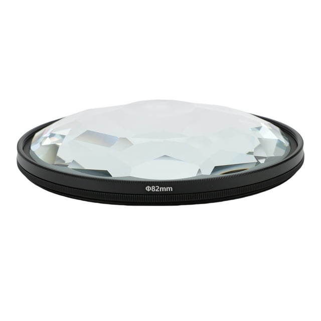 Kaleidoscope Filter, Kaleidoscope Glass Prism Lens Filter Compatible with DSLR and Mirrorless Cameras, Camera Effect Filters Fractal Photography for Repeated Subjects