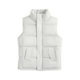 thumbnail image 4 of Hueook Winter Vest for Women Lightweight Warm Winter Coats Polar Soft Vests Outerwear with Zip Up Pockets Sleeveless Jacket for Winter 50% Off Clearance, 4 of 4