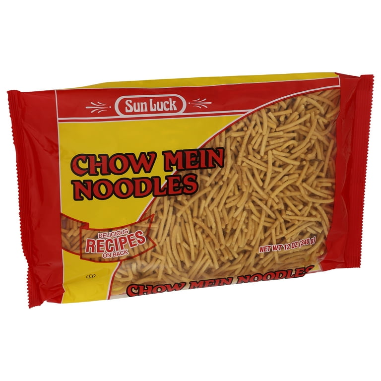 Pack of 12, Sun Luck Chow Mein Noodles, 12 oz - Walmart.com