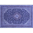 thumbnail image 1 of Ahgly Company Indoor Rectangle Medallion Blue Traditional Area Rugs, 5' x 8', 1 of 4