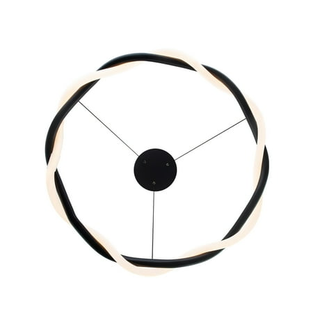 

WAC Lighting Escapade 28in LED Pendant in 3000K Black Painted Painted