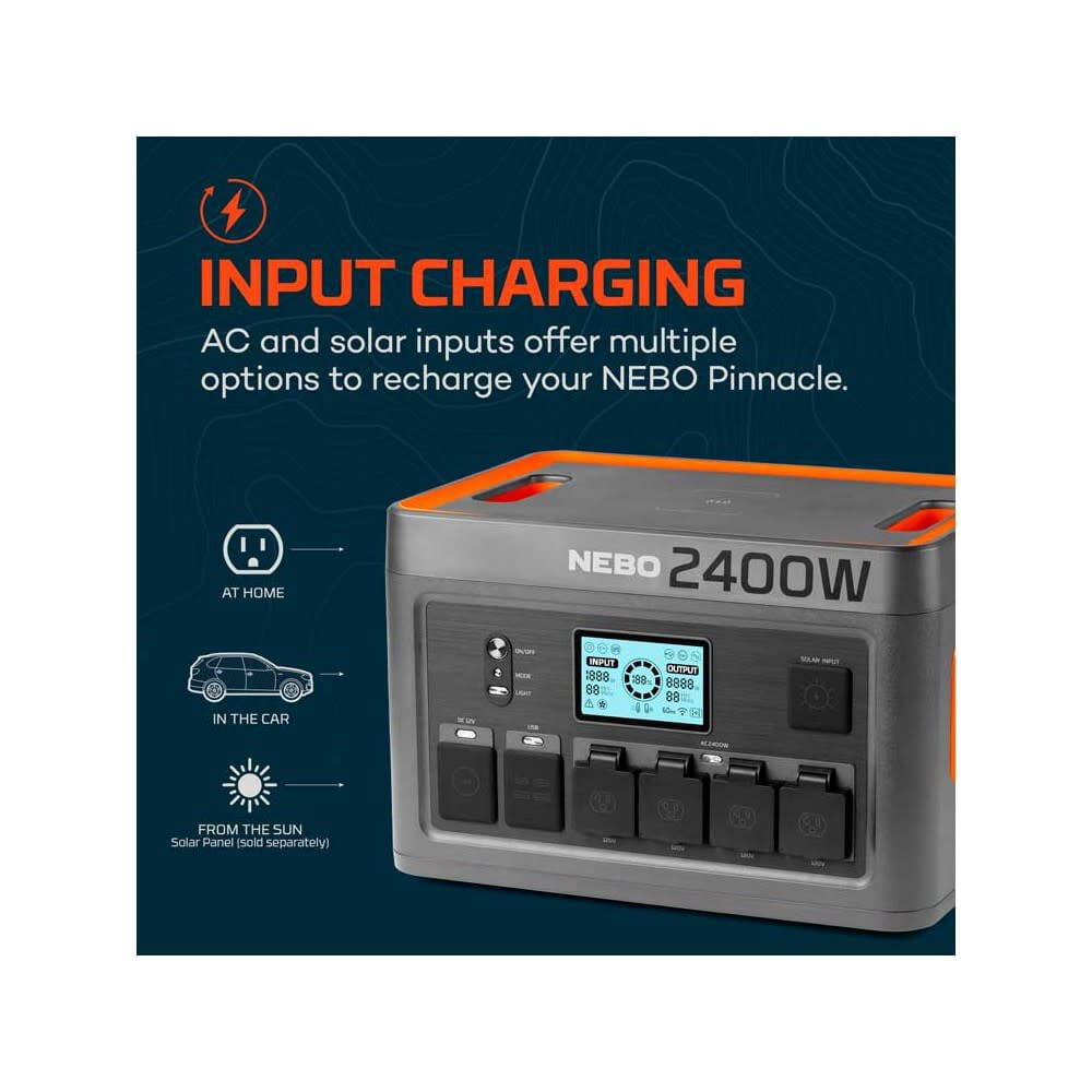 NEBO Pinnacle 2400 Power Station