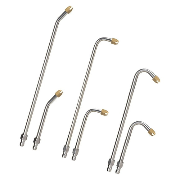Ventajas de extensión de lavadora a presión 6x, accesorios de varilla de extensión, varilla curva de 90 degree 25 degree de 90 degree 25 degree para jardín de limpieza de