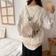 thumbnail image 4 of Fashion Women Mini Backpack Solid Color Corduroy Small Backpacks Simple Casual Student Bookbags Traveling Backpacks 2022, 4 of 5
