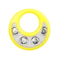 thumbnail image 3 of bedienty Rattles Toys Early Educational ABS Material Double Sided Percussion Instrument Ergonomic Handle Grip Drum Plaything Yellow 1Set, 3 of 6