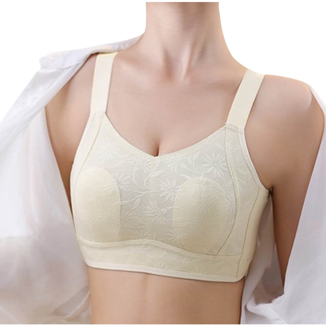 Soutiens-gorge pour Femmes, Confortables Sans Armatures Petit Buste Rassemblé et Soutien-Gorge Auxiliaire