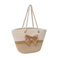 thumbnail image 1 of Bolso de mano Yuyangstore tejido bohemio caqui gran capacidad, 1 of 8