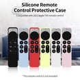 thumbnail image 2 of Estuche protector Irfora Funda protectora de silicona para control remoto Antideslizante A prueba de golpes Funda a prueba de polvo Compatible con el control remoto 2021 Apple TV6 Negro Irfora Estuche protector, 2 of 2
