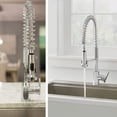 thumbnail image 3 of Parma 1H Pre-Rinse Spring Spout Kitchen Faucet 1.75gpm Chrome, 3 of 4