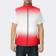 thumbnail image 5 of Womens Sports Zip-Up Vest Mens Athletic Hiking Lightweight Sleeveless Jackets Running Travel Adult Coats Red, L, 5 of 5