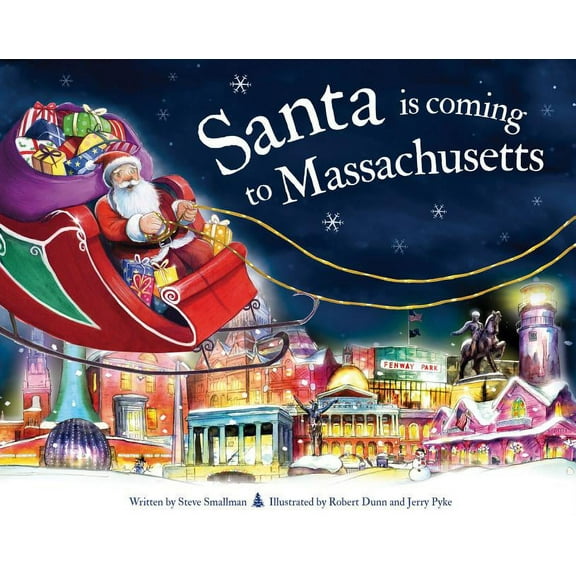 Santa Is Coming...: Santa Is Coming to Massachusetts (Hardcover)