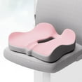 thumbnail image 1 of Seat Chair Pad Non Breathable Chair Sitting Pad For Car Tailbone Coccyx Car Seat Support for Driver Car Padded Seat Stadium Gel Lumbar Support Coccyx Desk Car Couch Support Insert Travel Seat Pillows, 1 of 7