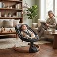 thumbnail image 5 of MoveEase Electric Baby Swing for Infants, 5 Motion Speeds, Remote Control, Compact Foldable Design, Black, 5 of 5