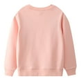 thumbnail image 3 of Zshosam Kids Sweatshirt Toddler Baby Boy Girl Outfit Sweatshirts Long Sleeve Crewneck Pullover Kids Fall Winter Clothes,Pink 3-4 Years, 3 of 9