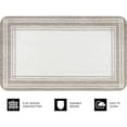 thumbnail image 5 of (2 pack) Mainstays Decor Frame Woven Kitchen Mat, Tan, 20" x 34", 5 of 9