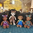 thumbnail image 5 of Black Baby Dolls African American Doll Black Dolls,Baby Dolls For 3 Year Old Girls,Stuffed Plush Doll For Girl, 5 of 21