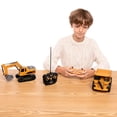 thumbnail image 5 of Joyfy 2 PCS Remote Control Excavator Construction Toys for Boys 3 5, Powered RC Excavator & RC Dump Truck Full Function Construction Vehicles Toys with Shovel, Christmas Birthday gift for Kid 5-8-12, 5 of 8