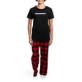 thumbnail image 4 of CafePress - THINBLUELINE Women's Dark Pajamas - Women's Short Sleeve Print T-Shirt and Pants Dark Cotton Pajama Set, 4 of 7
