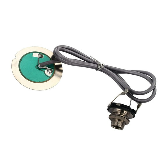 1PC Mini Piezo Pickup Microphone Mic Transducer for Acoustic Classical Folk Guitar Violin Mandolin Banjo Ukulele White