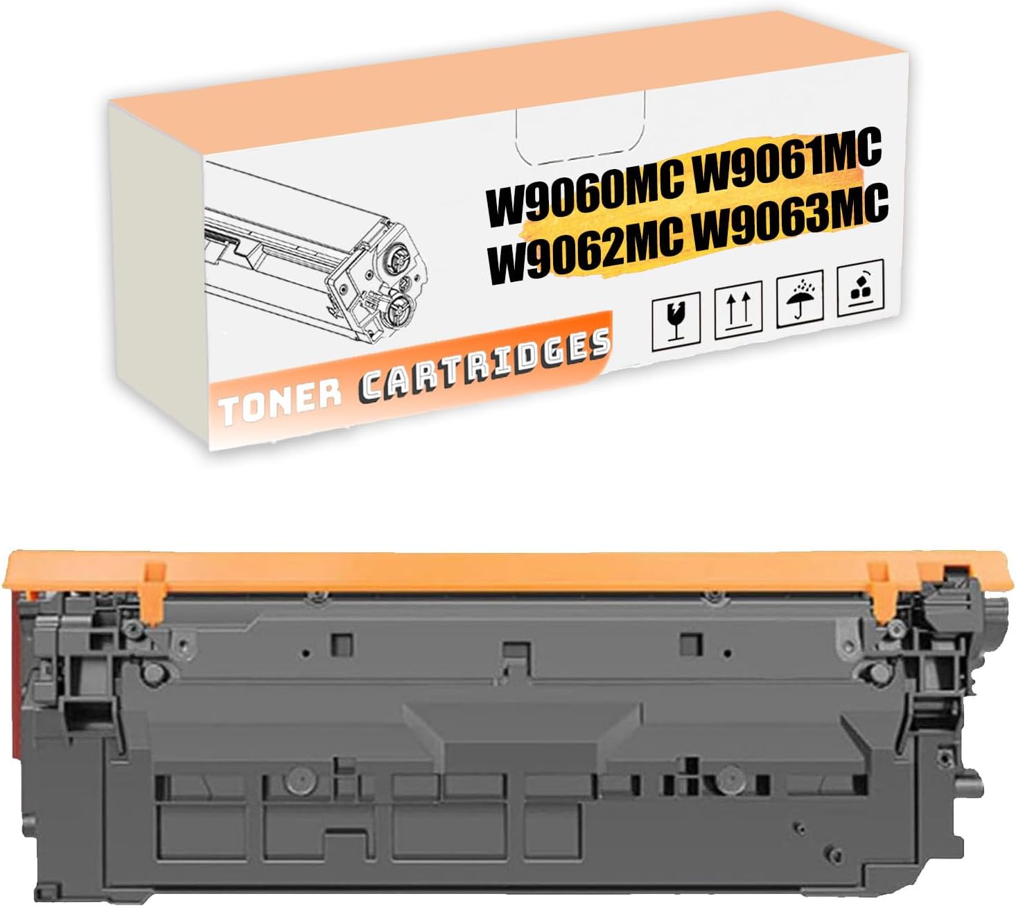 Cartouche De Toner Noir W9060MC Compatible HP Color LaserJet Managed E55040DW/E57540DN/E57540C - 3