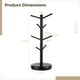 thumbnail image 4 of Árbol para tazas, 8 ganchos, soporte para tazas de café con base giratoria de 360°, soporte para tazas de café, soporte para tazas, estación organizadora para cocina, cafetería, bar, oficina, 4 of 7