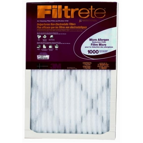 3m 20in. X 20in. X 1in. Filtrete Micro Allergen Reduction FIlter  9802DC-6 - Pack of 6