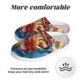 thumbnail image 6 of Picia Surreal Seafood Extravaganza for Women's Lamb-hug Comfy Fleece House Slippers Memory Foam, Slip-on House Shoes Indoor Outdoor-37/38, 6 of 7