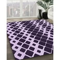 thumbnail image 3 of Ahgly Company Machine Washable Indoor Rectangle Transitional Mauve Purple Area Rugs, 2' x 4', 3 of 7