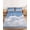 Blue, variant on King Size Fitted Sheet Set - Clouds 3 Piece Bedding Sets 16" Deep Pocket Fitted Sheet with 2 Pillowcases, Blue White Sky Natural Landscape Brushed Microfiber Hotel Luxury Bed Sheets