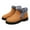 Khaki, variant on Womens Snow Boots Suede Winter Suede Warm Mini Ankle Booties Memory Foam Anti Slip Fleece Lined Outdoor Shoes Black 9