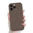 thumbnail image 1 of Funda de teléfono MZELQ para iPhone 15 Pro Max Silicone - Marrón, 1 of 6
