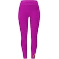 thumbnail image 3 of Oplxuo Women's Pink Ribbon Leggings Stretchy High Waisted Yoga Pants Athletic Gym Running Tights for Breast Cancer Awareness, 3 of 3