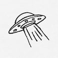 thumbnail image 2 of Dalix UFO Embroidered Fleece Zip Hoodie Cold Fall Winter Mens in White L Large, 2 of 5