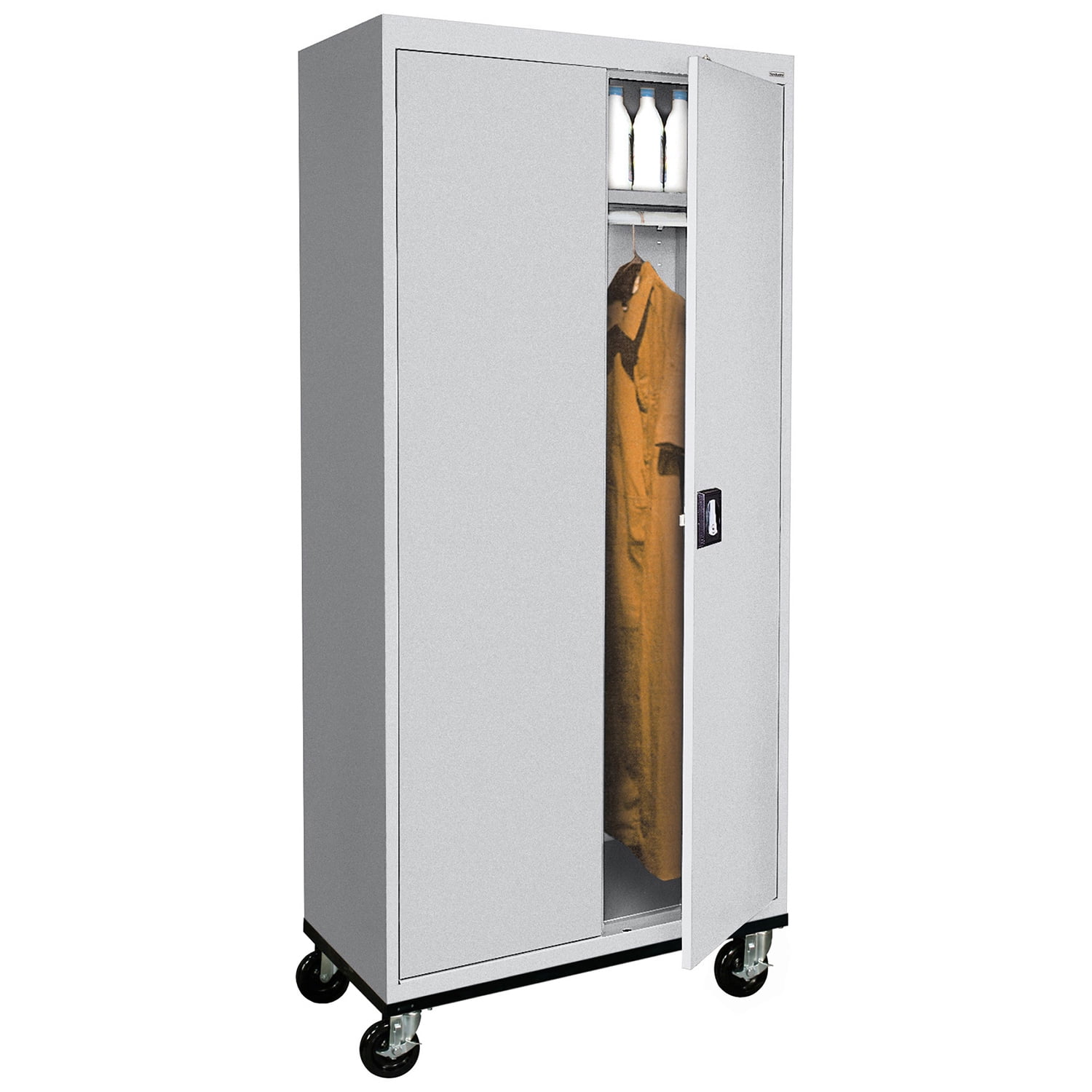 Sandusky Lee 36"W x 24"D x 78"H Steel Transport Mobile Wardrobe