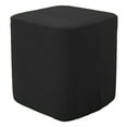 thumbnail image 1 of Housses Carrées en Polyester pour Pouf Housse Décorative pour Repose-Pieds Noir, 1 of 7