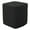 Black, variant on Polyester Square Ottoman Covers Footstool cover Gray