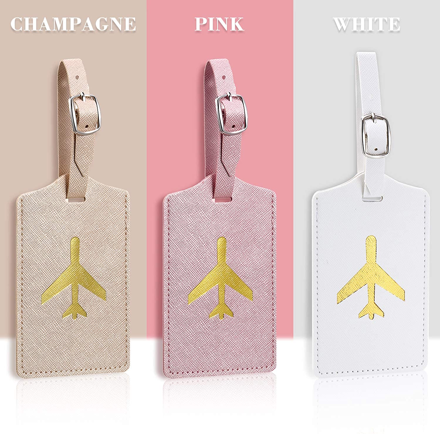 6 Pieces Luggage Tags Suitcase Tag 